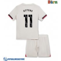 Fotballdrakt Barn Chelsea Jamie Gittens #11 Bortedraktsett 2025-26 Kortermet (+ Korte bukser)